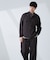 「BELGIUM LINEN FABRICS」リネンコットンスタンドカラーシャツ