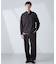 「BELGIUM LINEN FABRICS」リネンコットンスタンドカラーシャツ