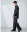 「BELGIUM LINEN FABRICS」リネンコットンスタンドカラーシャツ