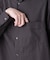 「BELGIUM LINEN FABRICS」リネンコットンスタンドカラーシャツ