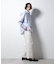 「BELGIUM LINEN FABRICS」リネンコットンスタンドカラーシャツ