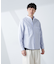 「BELGIUM LINEN FABRICS」リネンコットンスタンドカラーシャツ