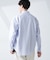 「BELGIUM LINEN FABRICS」リネンコットンスタンドカラーシャツ