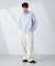 「BELGIUM LINEN FABRICS」リネンコットンスタンドカラーシャツ