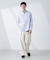 「BELGIUM LINEN FABRICS」リネンコットンスタンドカラーシャツ