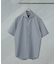 「N shirt」 速乾 ホリゾンタルカラーシャツ半袖