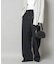 ウェストドロストワイドストレートパンツ