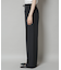 ウェストドロストワイドストレートパンツ