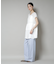 ウェストドロストワイドストレートパンツ