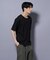 NORMANBROS／NORMANBROS別注 テレコUネックTシャツ 半袖