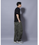 NORMANBROS／NORMANBROS別注 テレコUネックTシャツ 半袖