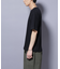 NORMANBROS／NORMANBROS別注 テレコUネックTシャツ 半袖