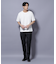 NORMANBROS／NORMANBROS別注 テレコUネックTシャツ 半袖