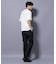 NORMANBROS／NORMANBROS別注 テレコUネックTシャツ 半袖