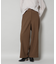 サイドタックカットジョーゼットパンツ