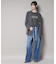ドロストワイドデニムパンツ