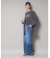ドロストワイドデニムパンツ