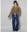 ドロストワイドデニムパンツ