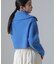 フォックスカシミヤショートジップカーディガン