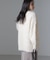 ロングシャギーニットカーディガン