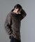 ロングシャギーニットカーディガン