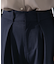 トロストレッチレイヤードタックワイドパンツ（セットアップ可）