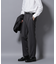 微起毛1タックテーパードパンツ