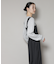 クルーネックカシミヤ混ニットプルオーバー