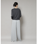 クルーネックカシミヤ混ニットプルオーバー