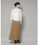 クルーネックカシミヤ混ニットプルオーバー