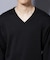 タスマニアウールミックス ミラノリブリラックスVネックニット