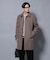 ウール／Nメルトンステンカラーコート