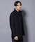 ウール／Nメルトンスタンドカラーコート