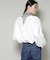 前後2wayラグランスリーブデザインブラウス