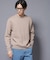 シルク混クルーネックニット