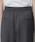 ウールライクポリエステルサイドライン切り替えドロストパンツ(セットアップ可)