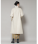 Vネックノーカラーコート