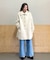 ブークレスタンドカラーミドルコート