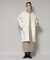 ノーカラーコクーンミドルコート