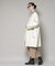 ノーカラーコクーンミドルコート