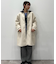 ノーカラーコクーンミドルコート