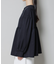 ウールライクポリエステル前後2way切り替えペプラムブラウス(セットアップ可)