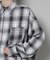 オーバーサイズチェックシャツ