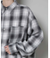 オーバーサイズチェックシャツ
