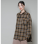 オーバーサイズチェックシャツ