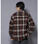テックメルトンチェックシャツブルゾン