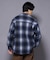 テックメルトンチェックシャツブルゾン