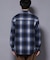 テックメルトンチェックシャツブルゾン