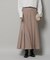 ワイドプリーツロングスカート