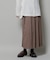 ワイドプリーツロングスカート